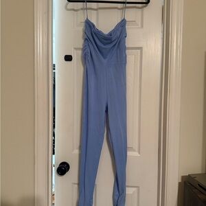 FP Movement by Free People Light Blue Jumpsuit